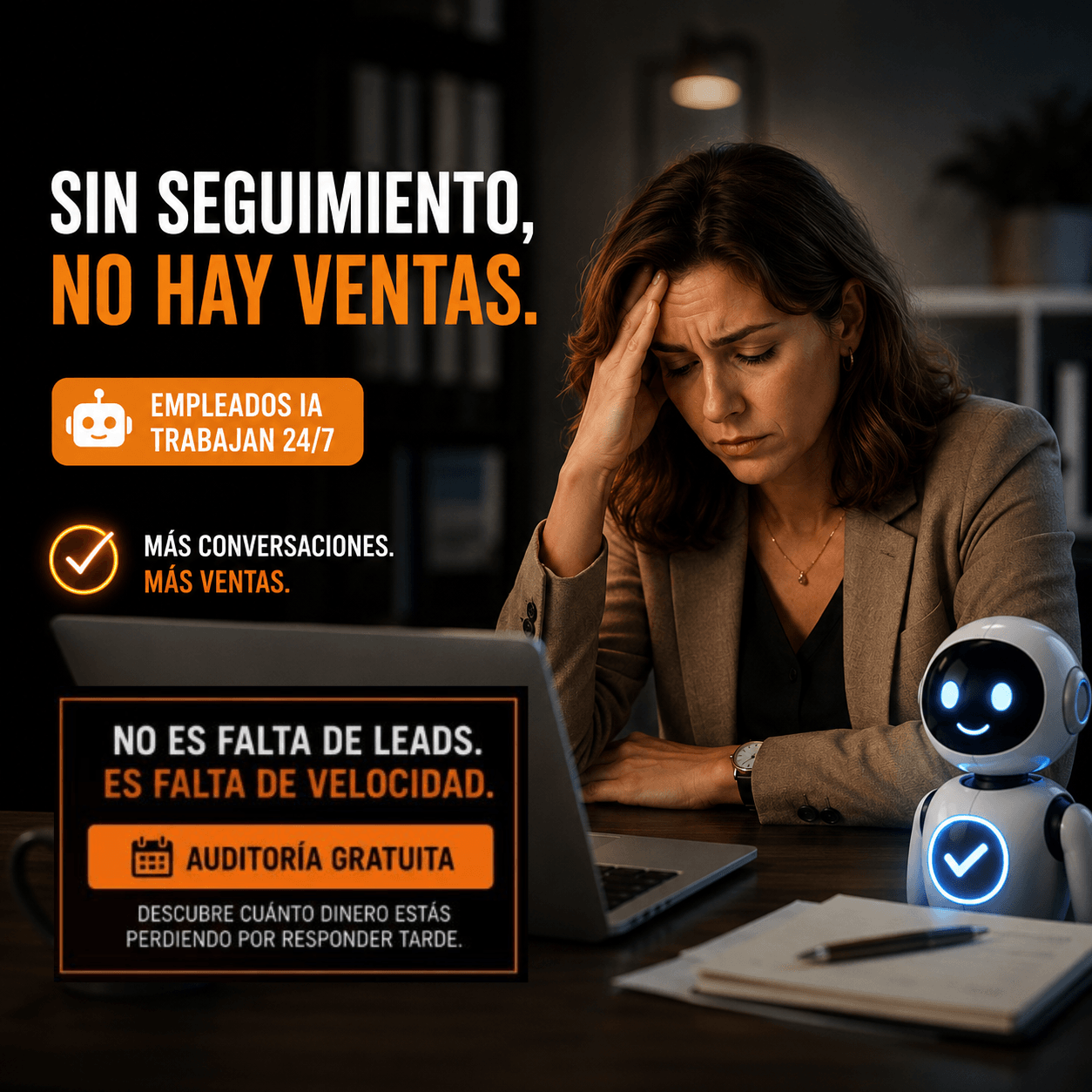 No follow-up means no sales, and late replies cost opportunities